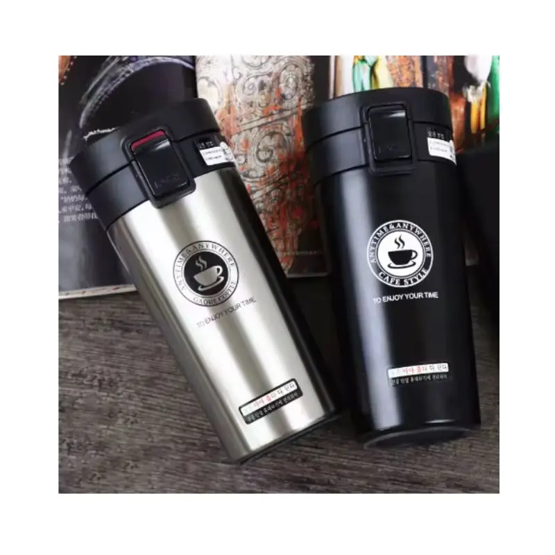 500ml Thermal Mug Double Wall 304 Stainless Steel Coffee Cup Vacuum Flask Thermos Water Bottle Tea Coffee Leak-proof Thermos Mug