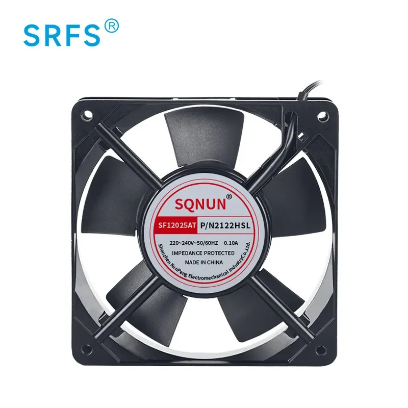 for 12025 cooling fan 12 cm 220 V chassis server AC axial flow fan factory customized efficient large air volume - view 2