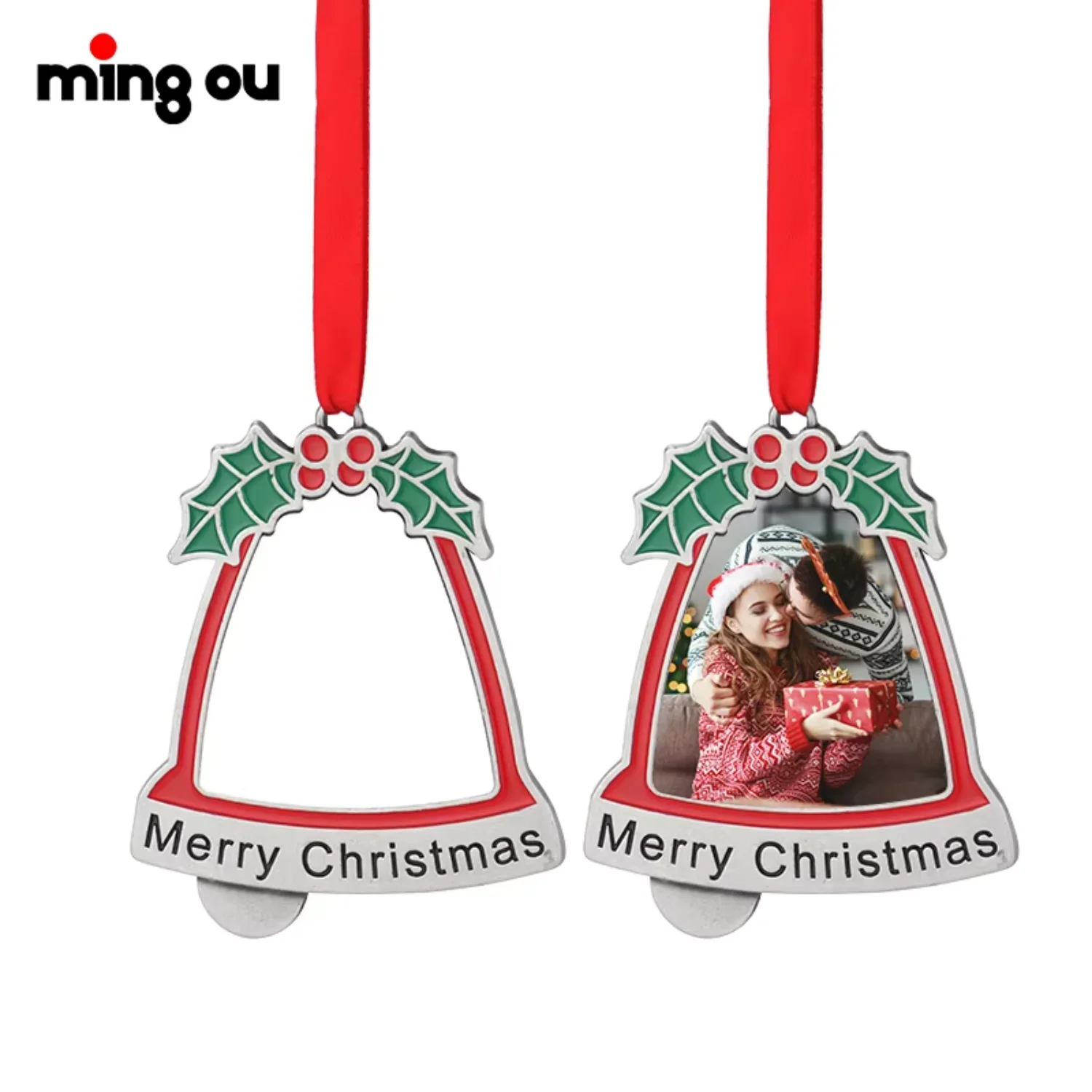 New Merry Christmas Metal Xmas Pendent Sublimation