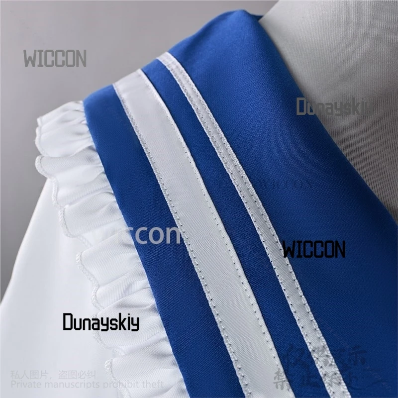 フィービー新しい衣装コスプレアニメゲーム荒野の波ブルードレス Jirai Kei 女の子甘いロリータかわいい制服ハロウィンカスタマイズ