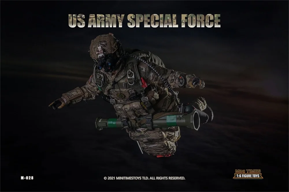 1/6 Minitimes M028 U.S. Army Special Forces  Jump  Full Set Moveable Action Figures Gift For Fans Collectable