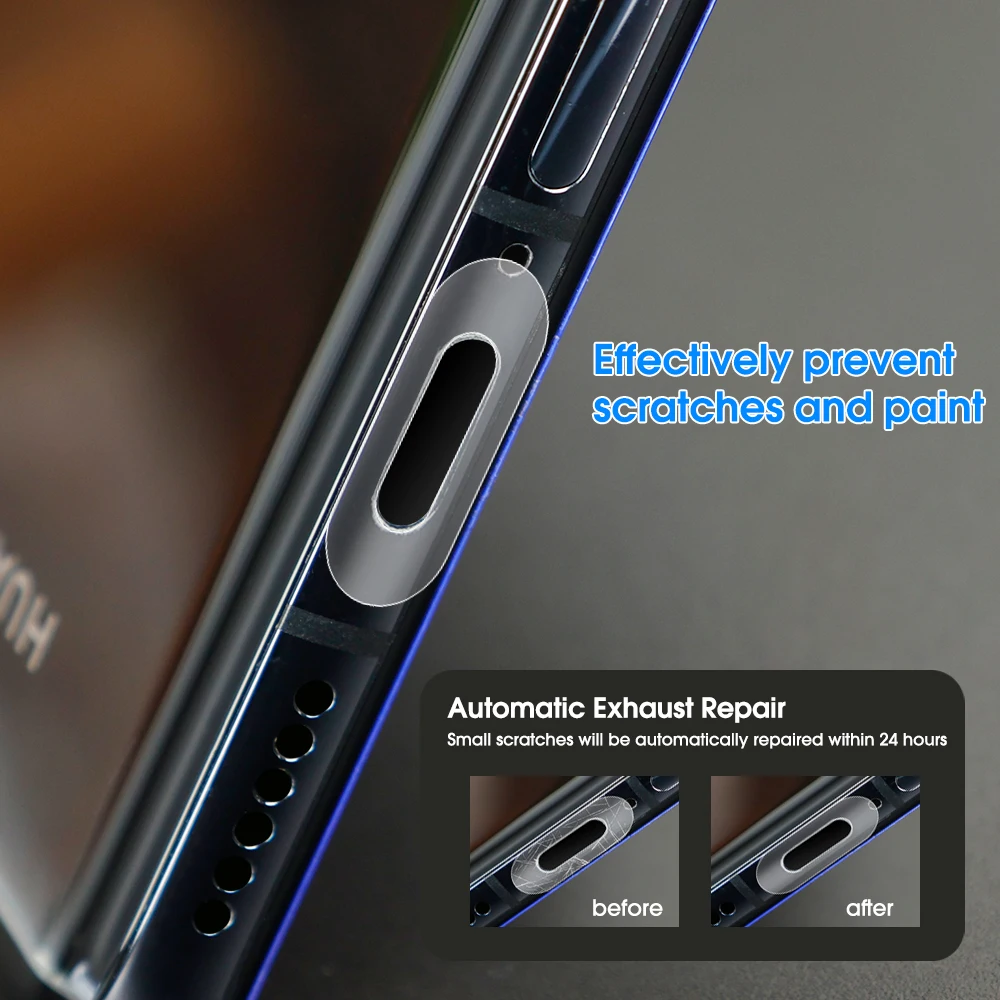 For Apple iPhone 13 11 12Pro XR XS Max 8 7 6 6s iPad Charging Port Matte Film Anti-scratch Sticker Type C Protector Film For MI