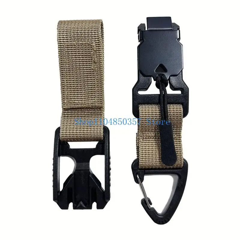 652F Quickly Hanging Single Hook for Belt and Bag Use, Fast-Link Gear Form for Camp, Trail and Daily Outdoor Travel Carry Needs