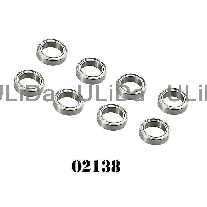 8Pcs 15x10x4 mm 02138 Roller Bearing Ball Bearing 1/10 Scale For HSP Atomic Himoto Nitro RC Cars