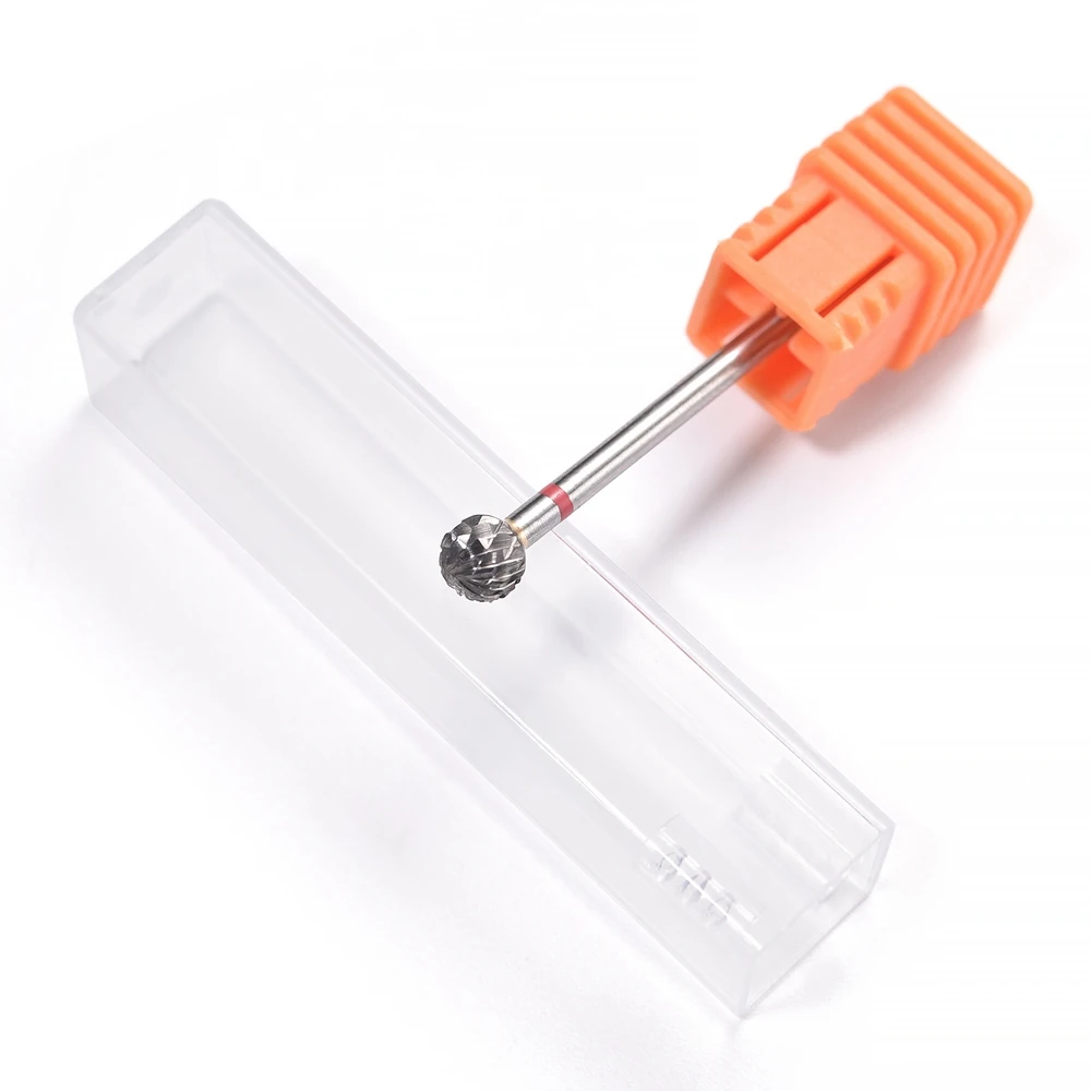 Punta rotante per trapano per unghie in metallo duro Fresa elettrica Smalto gel UV acrilico Rimuovi lime per unghie pulite per cuticole Strumento per manicure