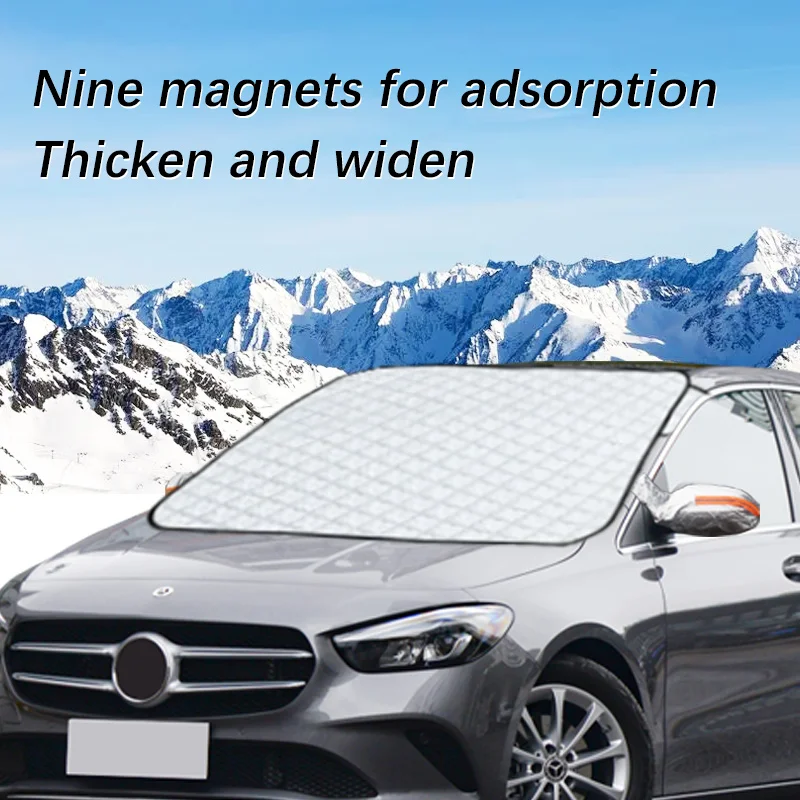 

Magnetic Car Windshield Snow Cover Winter Ice-Frost Guard Sun Shade Protector For Benz B-Class 2009-2022 Exterior Accessories