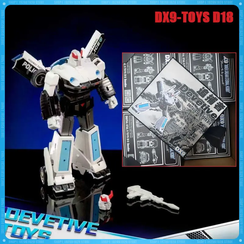 

In Stock DX9-TOYS D18 Chaser Prowl Animation Series Transformation Autobots MP Ratio Action Figures Robot Model Toy Gift