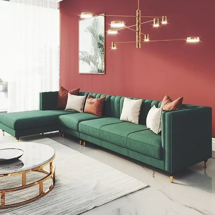 

Modern Simple Leave-in Technology Cloth Sofa