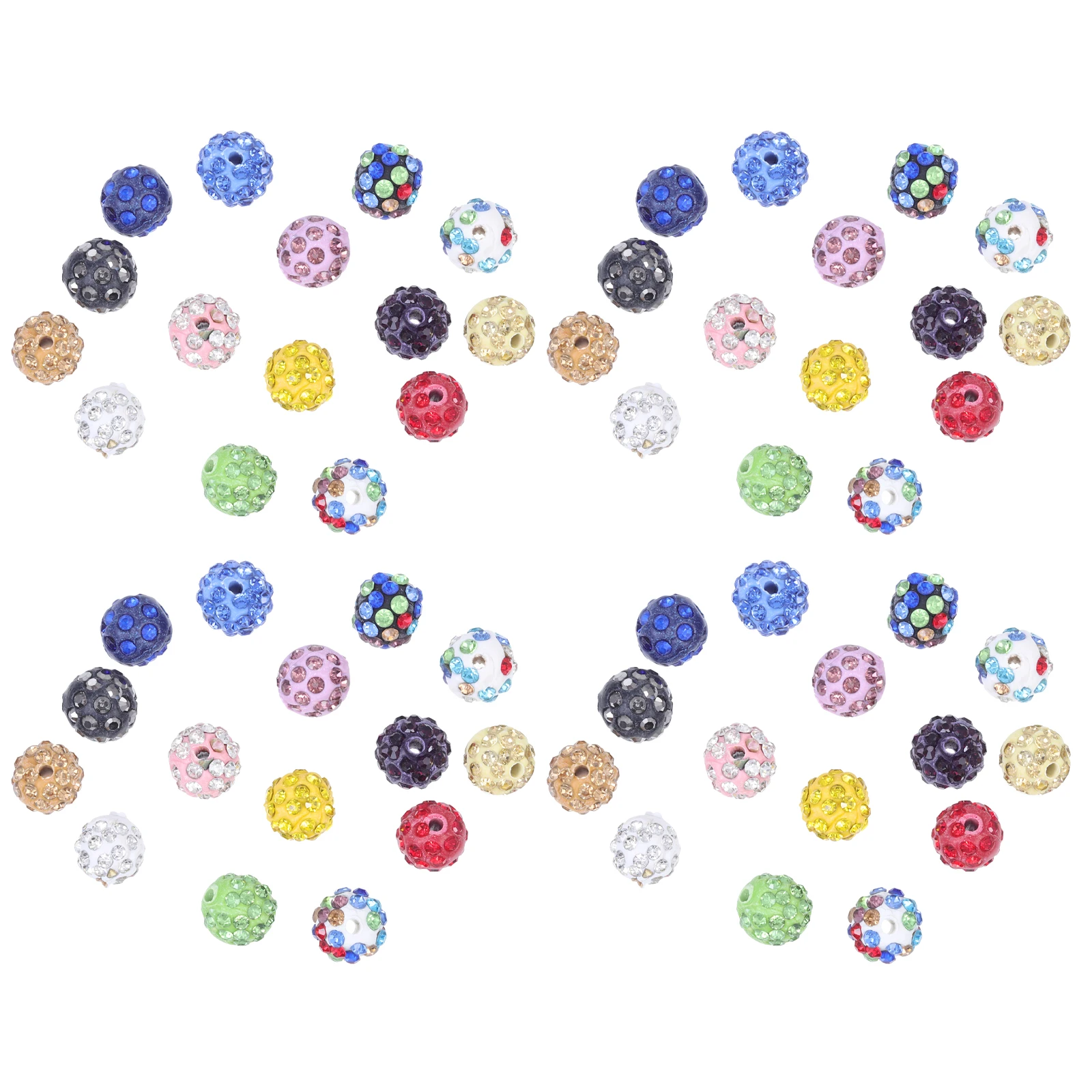 

Round Beads Bracelet Accessories Polymer Clay Spacers DIY Craft Charms Jewelry Making Materials Loose Beads Handmade Gifts