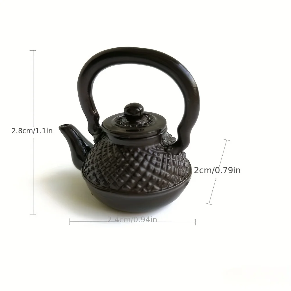 1pc Mini Kettle, Suitable For Teapot Shaped Water Dispensers In Toy House Kitchens, With A Sturdy Handle, Used As A Toy House Ac