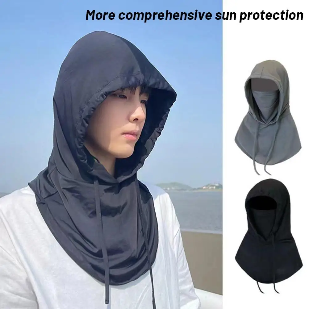 1Set 3 In1 Sunscreen Mask Scarf Hat Multifunctional Comfortble Ventilation Riding Mask Unisex Outdoor Face Mask Neck Covers