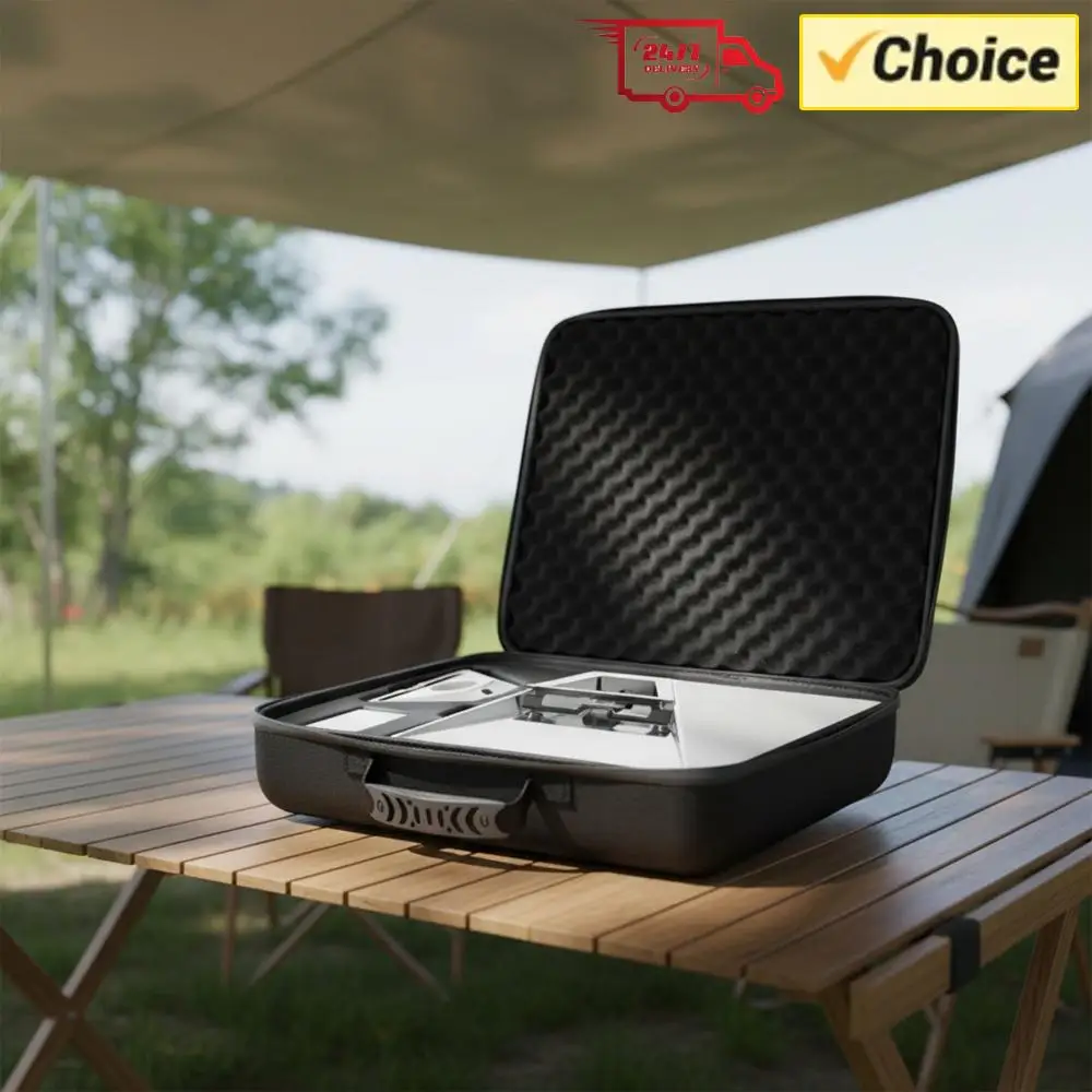 持ち運び可能なハンドル付きキャリーバッグ、保護ハードケース、starlink-miniアクセサリー用の複数のコンパートメント