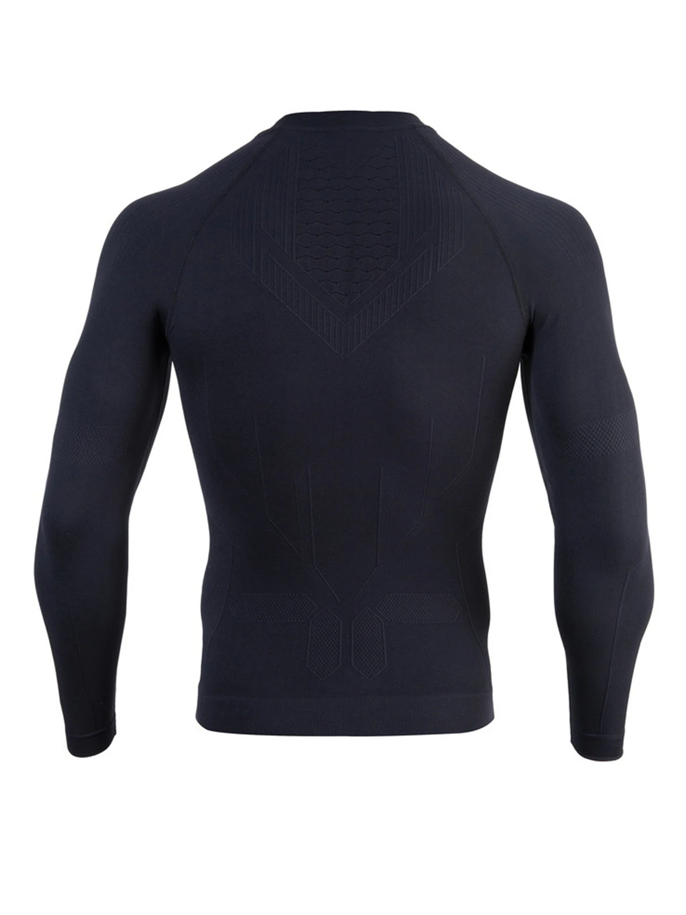 طقم ملابس داخلية حرارية للرجال، معدات تزلج شتوية طويلة جونز بطبقة أساسية دافئة من الأعلى والأسفل للتزلج باللون الأسود