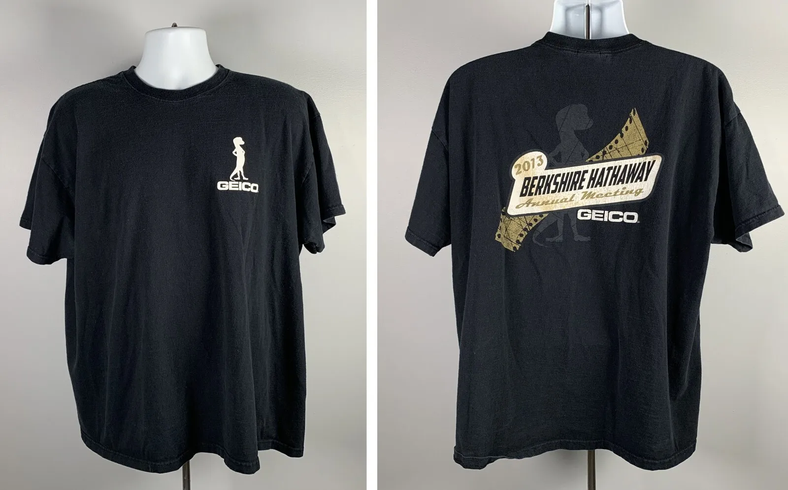 Camiseta Geico del congreso anual de Berkshire Hathaway 2013 para hombre XXL