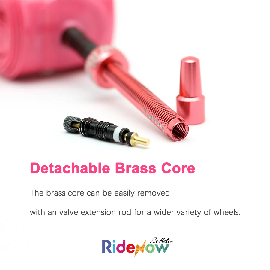 RideNow 700x32-47c الحصى دراجة 45 جرام بولي TPU الأنبوب الداخلي MTB29 البلاستيك/سبائك صمام الجذعية 2 قطعة مجموعة