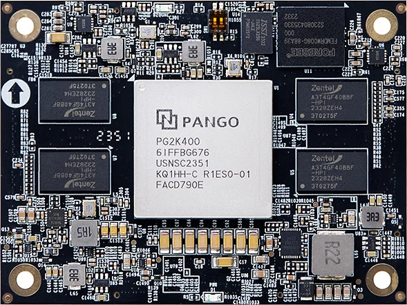 ALINX AXK400 development board equipped with the PANGOMICRO Kosmo-2 series PG2K400 fpga development board