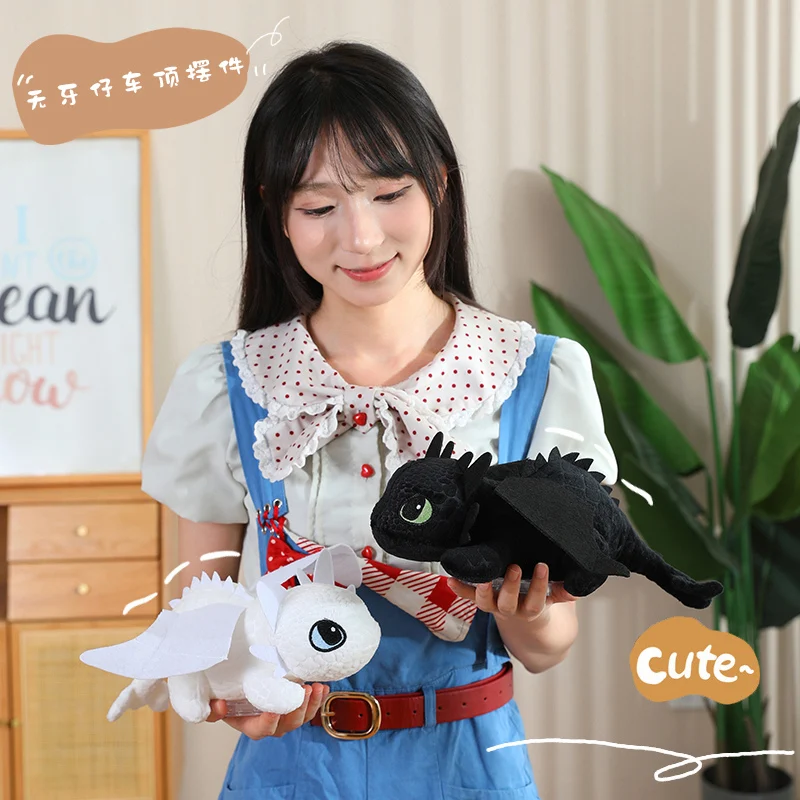 歯のないドラゴンぬいぐるみ抱き枕 かわいい ヒックとドラゴン ぬいぐるみ ソフト カワイイおもちゃ 装飾用抱き枕クッション