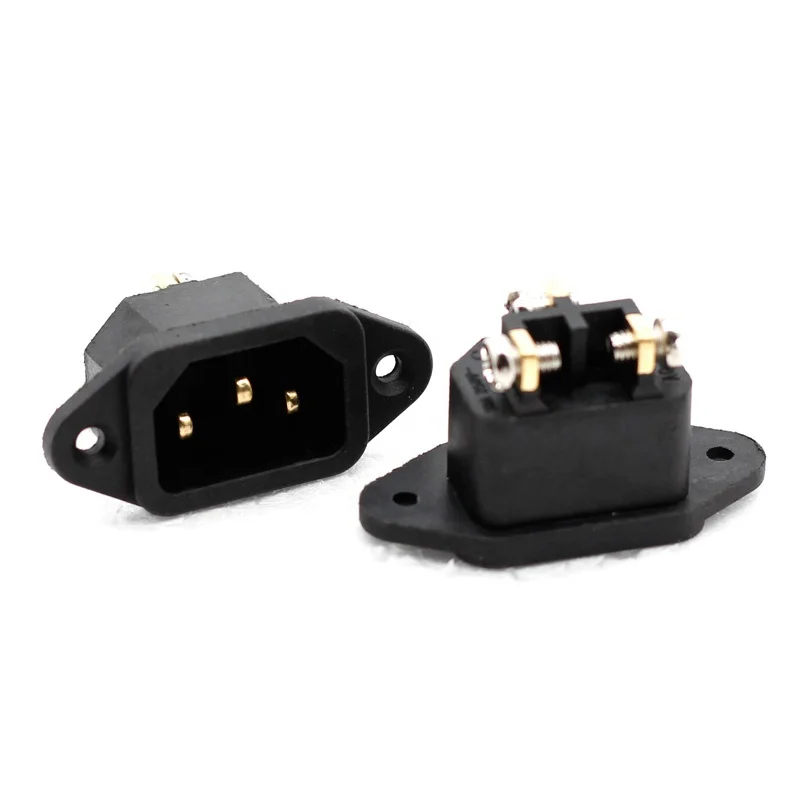 Power Amplifier Sound 3 Pin  15A 250V AC C14 Power Socket