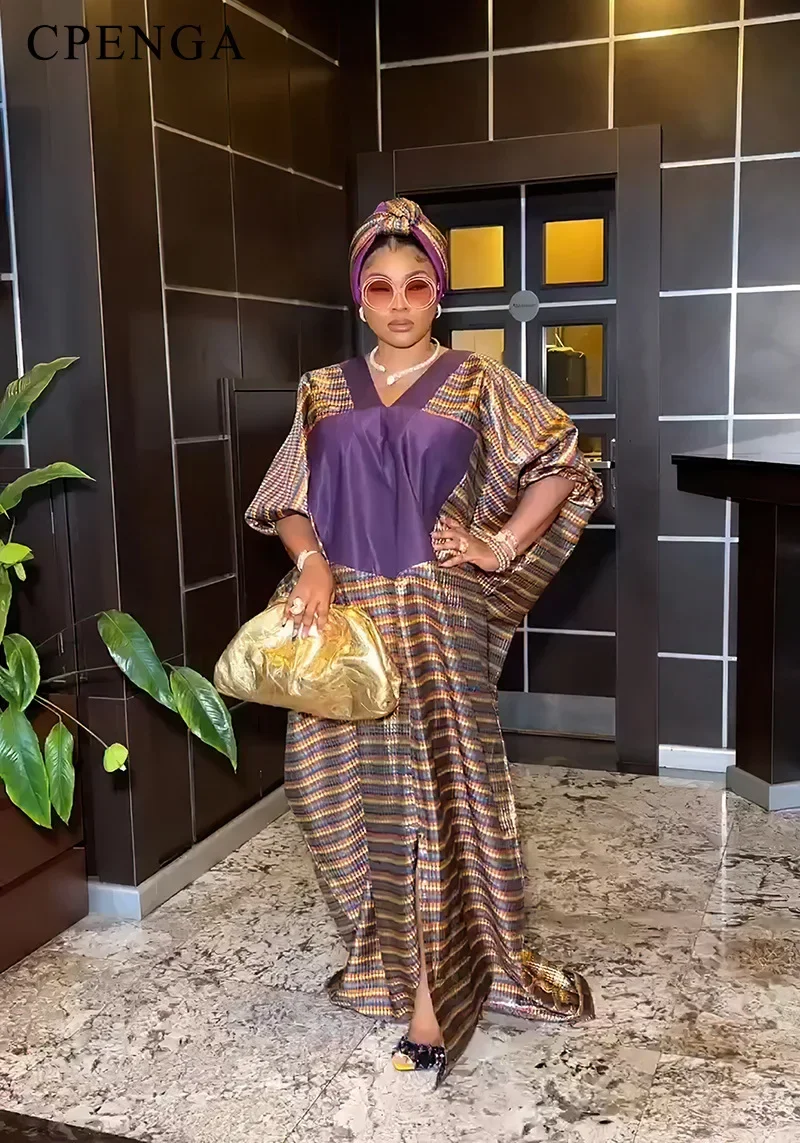 Plus Size abito lungo africano per le donne elegante abito da sera da sposa Layd Africa Dashiki Robe Islam Eid musulmano Abaya caftano