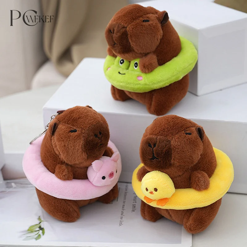 

Cute Summer Style Capybara Pendant Plush Toy Doll Bag Hanging Ornaments Desktop Doll Ornaments Car Pendant Cute Kapila Doll