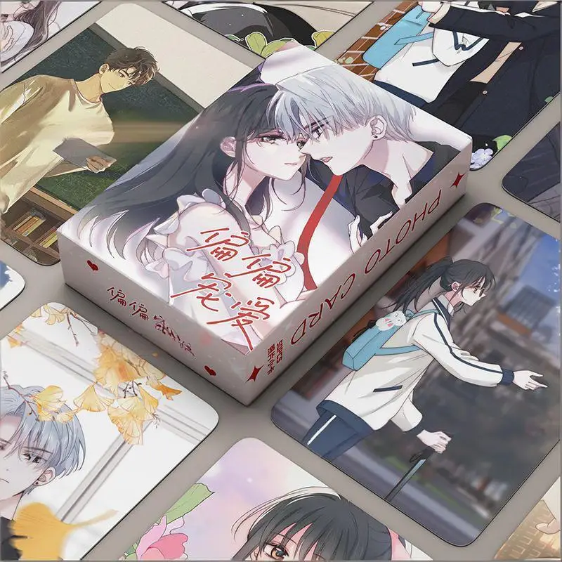 

50 шт. Набор фотокарточек Only Love (Pian Pian Chong Ai) — Jiang Ren & Meng Ting, двухсторонний ломо, идеальный подарок для фанатов