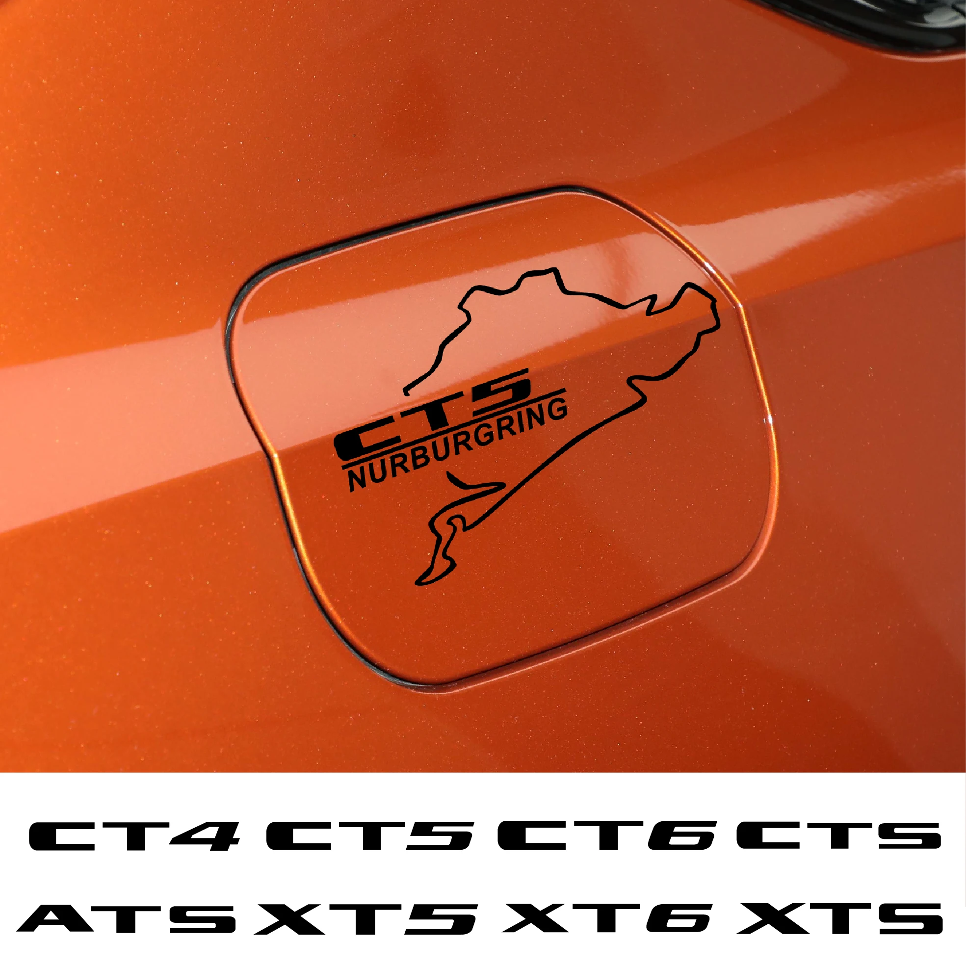 

1pcs Car Fuel Tank Cap Sticker for Cadillac Escalade XTS CTS CT5 SRX STS CT4 ATS CT6 XT6 XT5 XT4 SLR XLR BLS SLS EXT Accessory