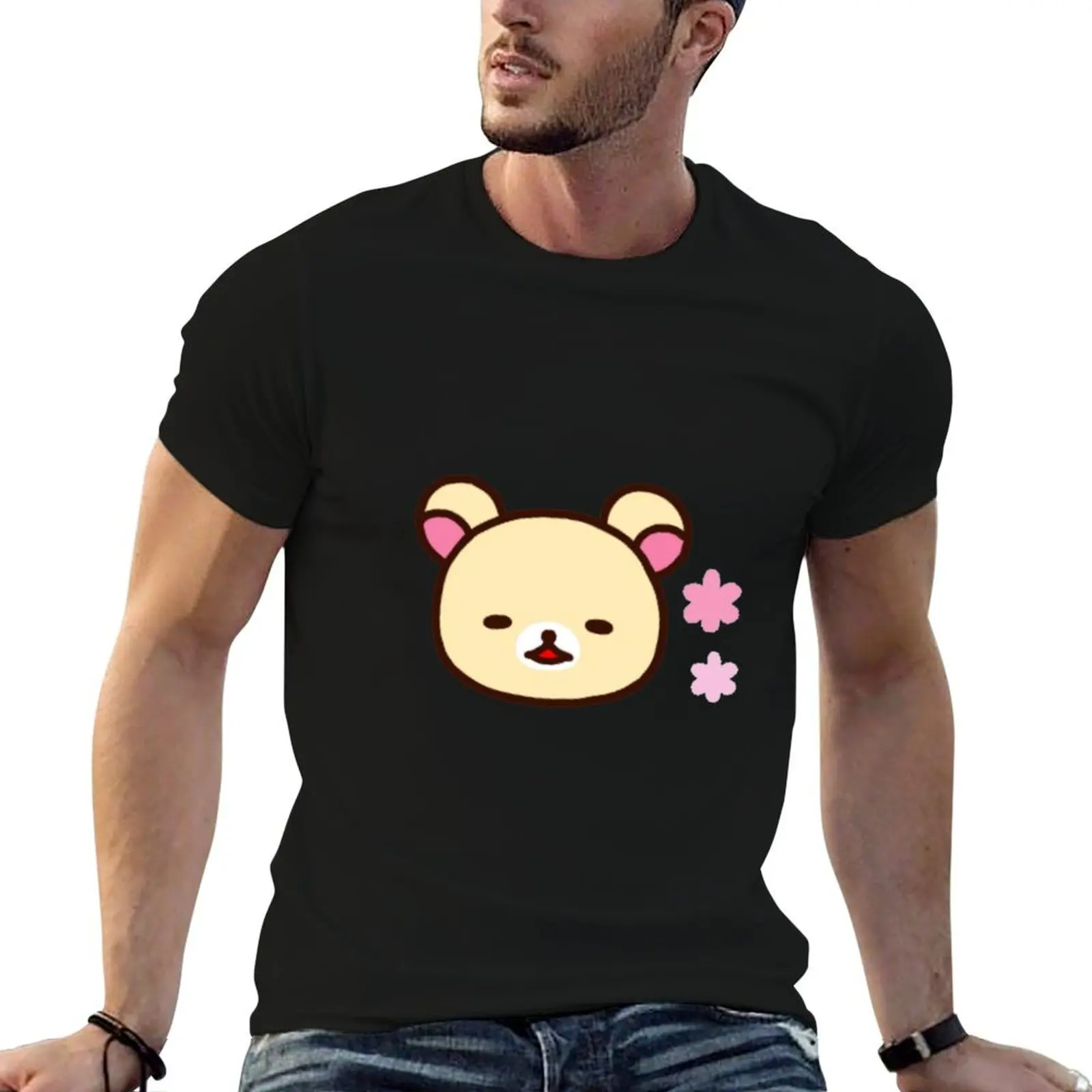 

Cute korilakkuma T-Shirt man t shirts for men t shirts for man cotton funny t shirt man designer T-shirt