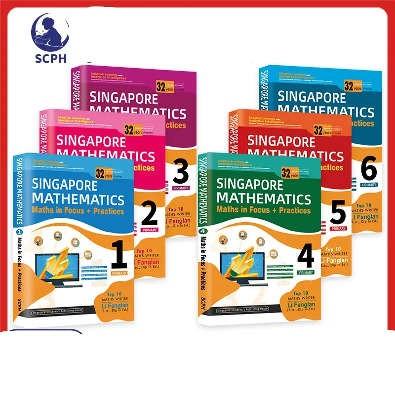 Imagem -02 - Textbook Learning Mathematics For Children Learn Math Books Singapore Primary School Mathematics For Students Grade 16