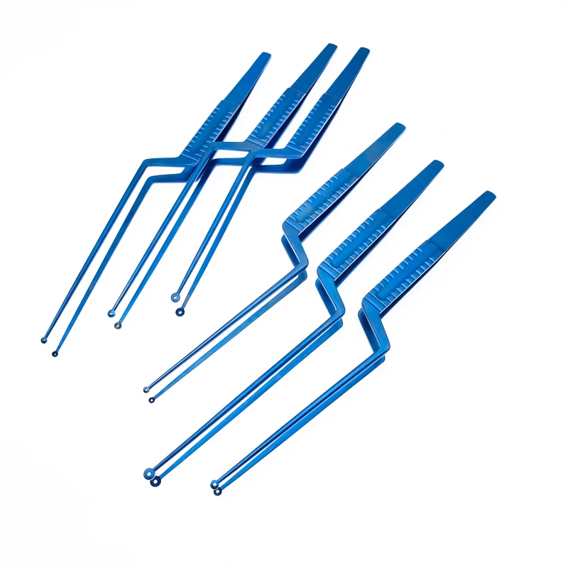 Tumor Grasping Toothed Forceps Titanium Neurosurgery Surgical Instruments Micro Tumor Extracting Forceps