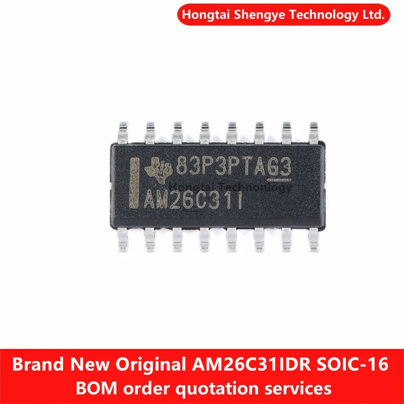 New Original Electronic Components AM26C31IDR SOIC-16 Quad Differential Line Driver Chip