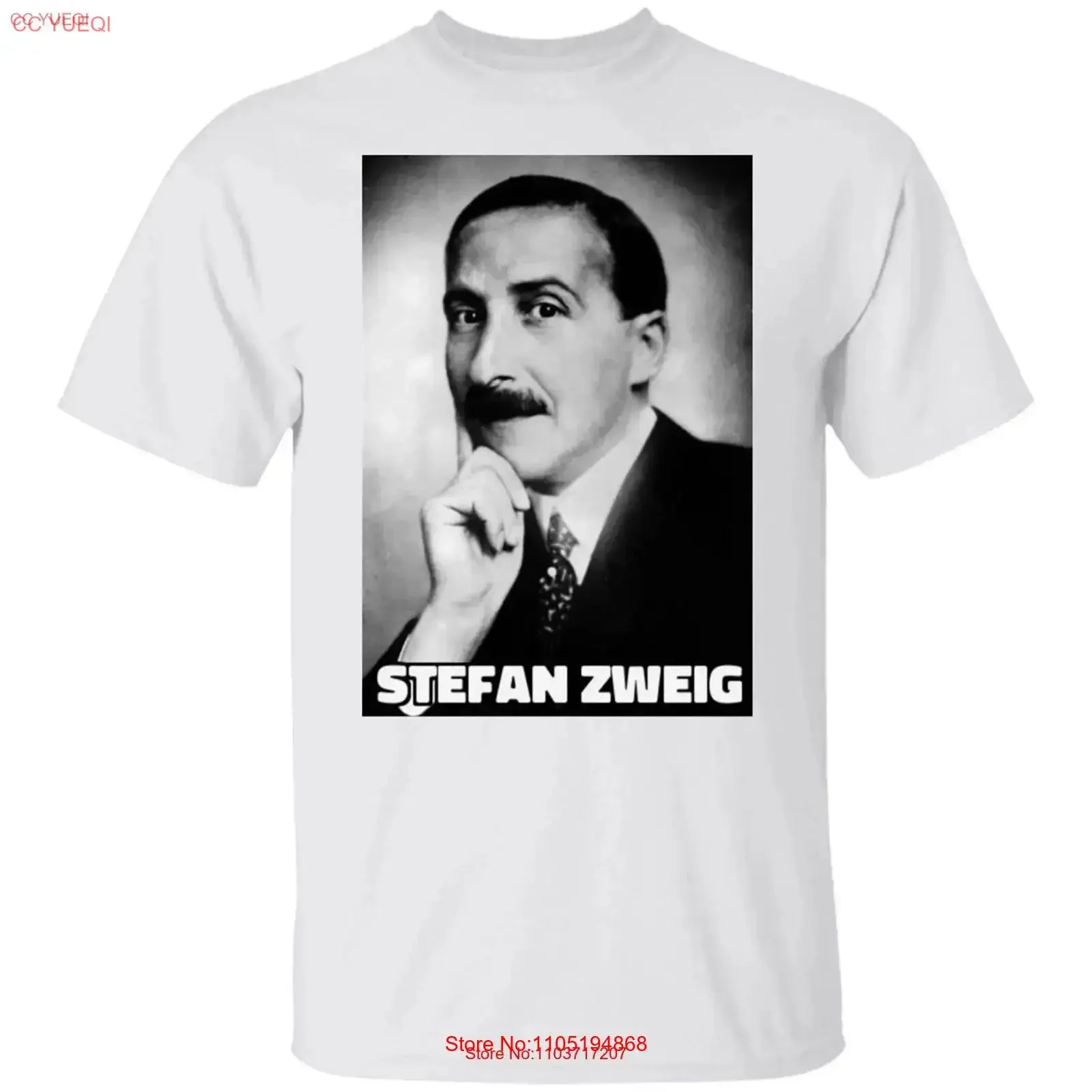 Stefan Zweig-Camiseta austriaca de escritura judía G500, 5 y 3 oz, vintage, lavada, suave, cómoda, Unisex, para uso diario