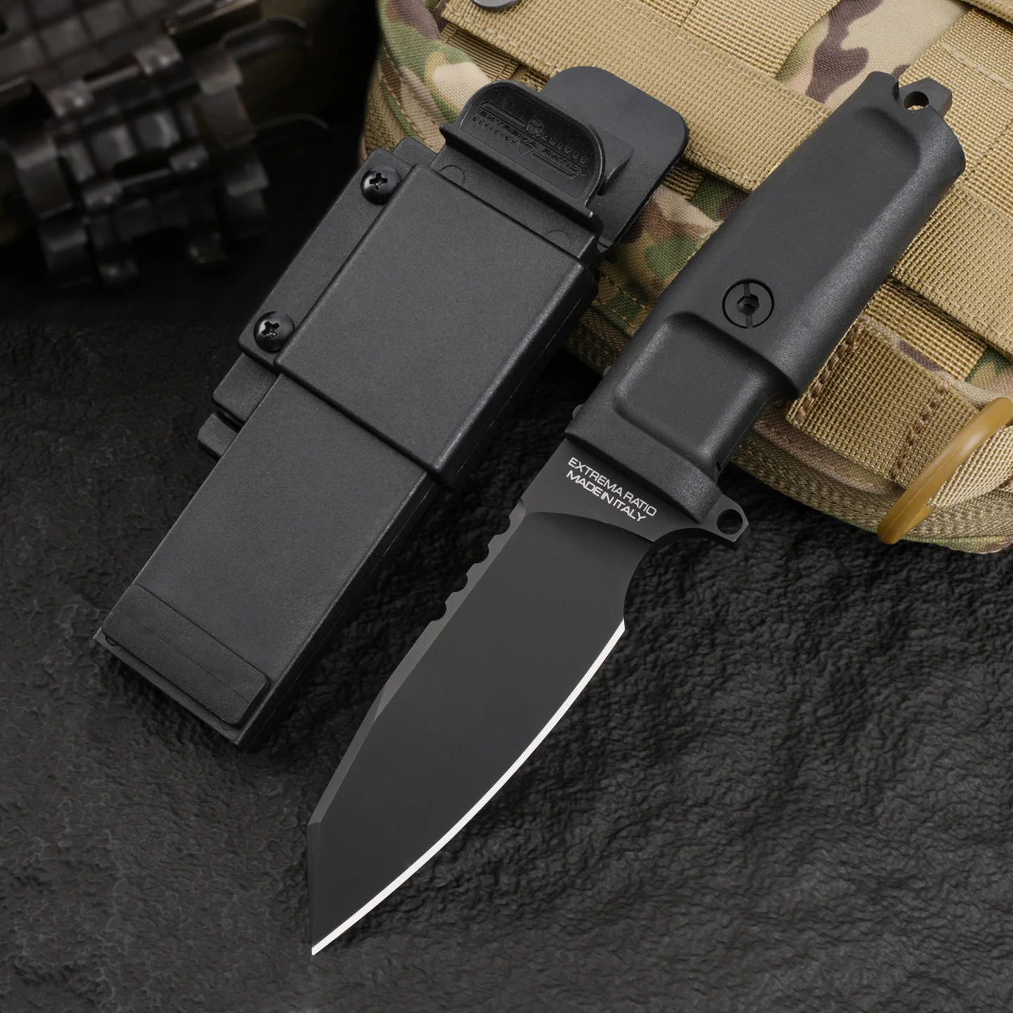 Extrema Ratio 'Mission' Outdoor Knife Multi-functional Portable Fishing Camping Emergency Tool