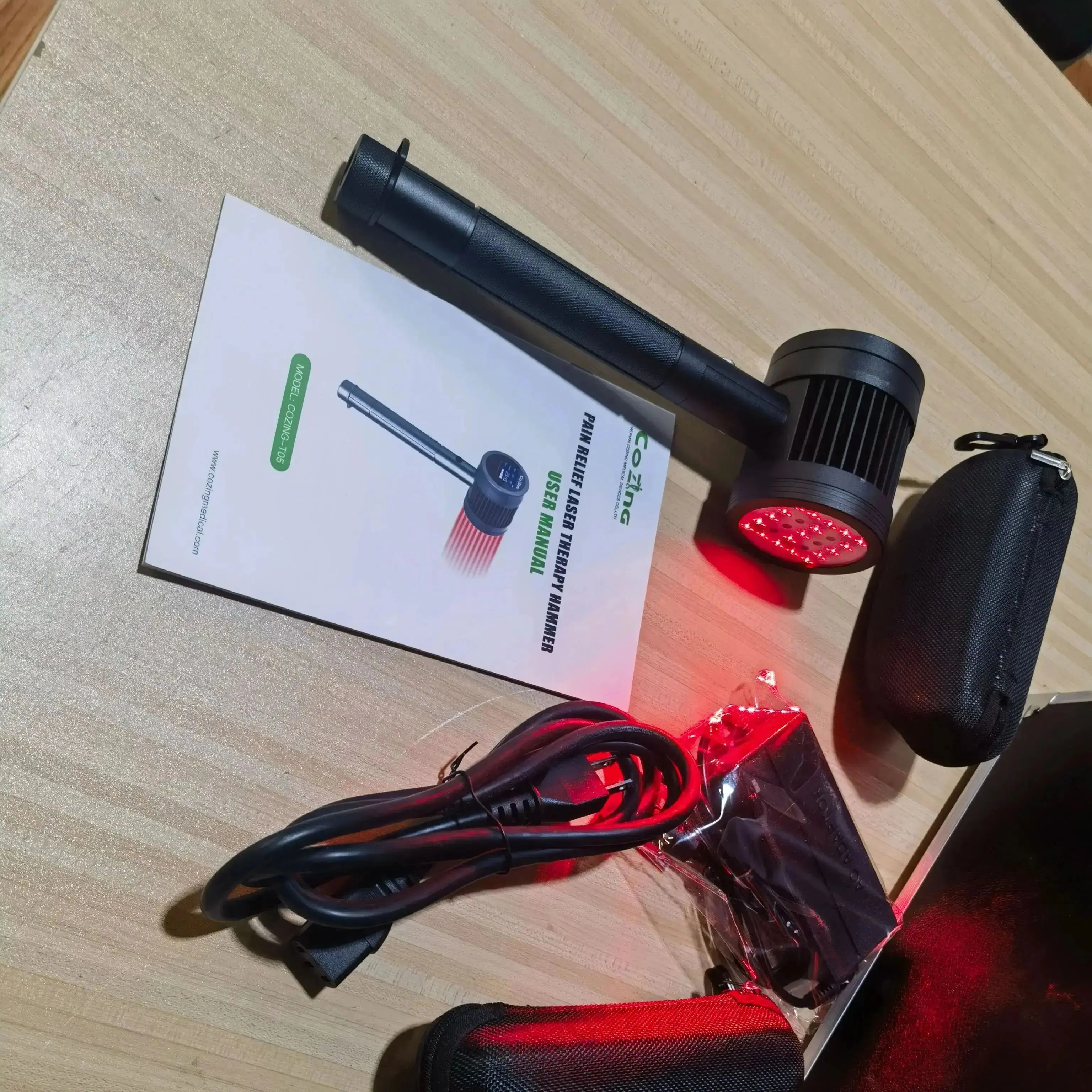 

Cold Laser Therapy Device for Pets 6x808nm+19x650nm Professional Physiotherapy for Chronic Pain and Arthritis Relief