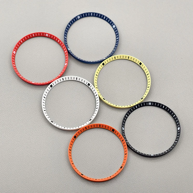 Mod 30.5mm Watch Chapter Ring Fits For SKX007 SRPD SKX009 Watch Case Plastic Chapter Ring NH35 NH36 Watch Refit Part