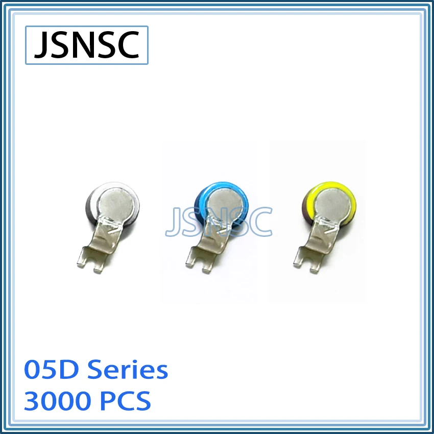 JSNSC SMD Varistor 3000PCS 05D 05D271K 05D471K 05D511K blue white yellow 270V 470V 510V Diameter 5MM Electrostatic Protector