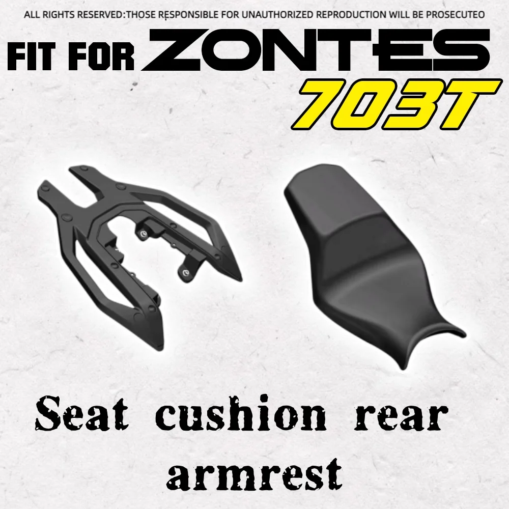 2026 ZONTES 703T Genuine Replacement Parts Seat Warmer Kit Passenger Handrail Side Rubber Caps Mount Bracket Luggage Decor Clips