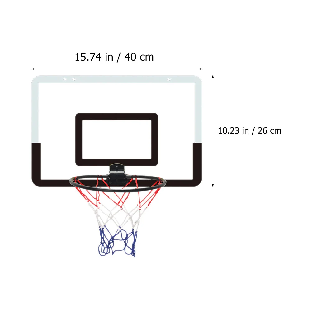 

1 set 1 Set Foldable Basketball Hoop For Kids Durable Indoor Outdoor Use Easy Install Shatterproof Children Gift Fun Playing Set