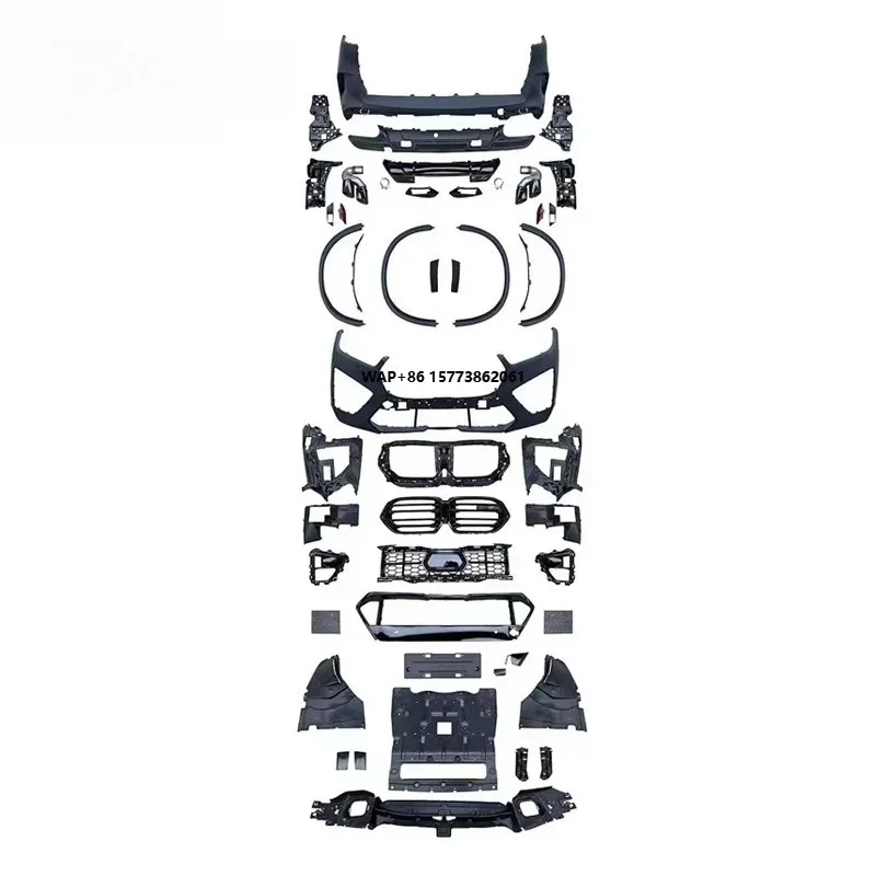 

Body Kit Suitable for 24 X5 G05 Modified X5M Kit, Grille, Rear Wheel Arches, Front and Rear Bumpers