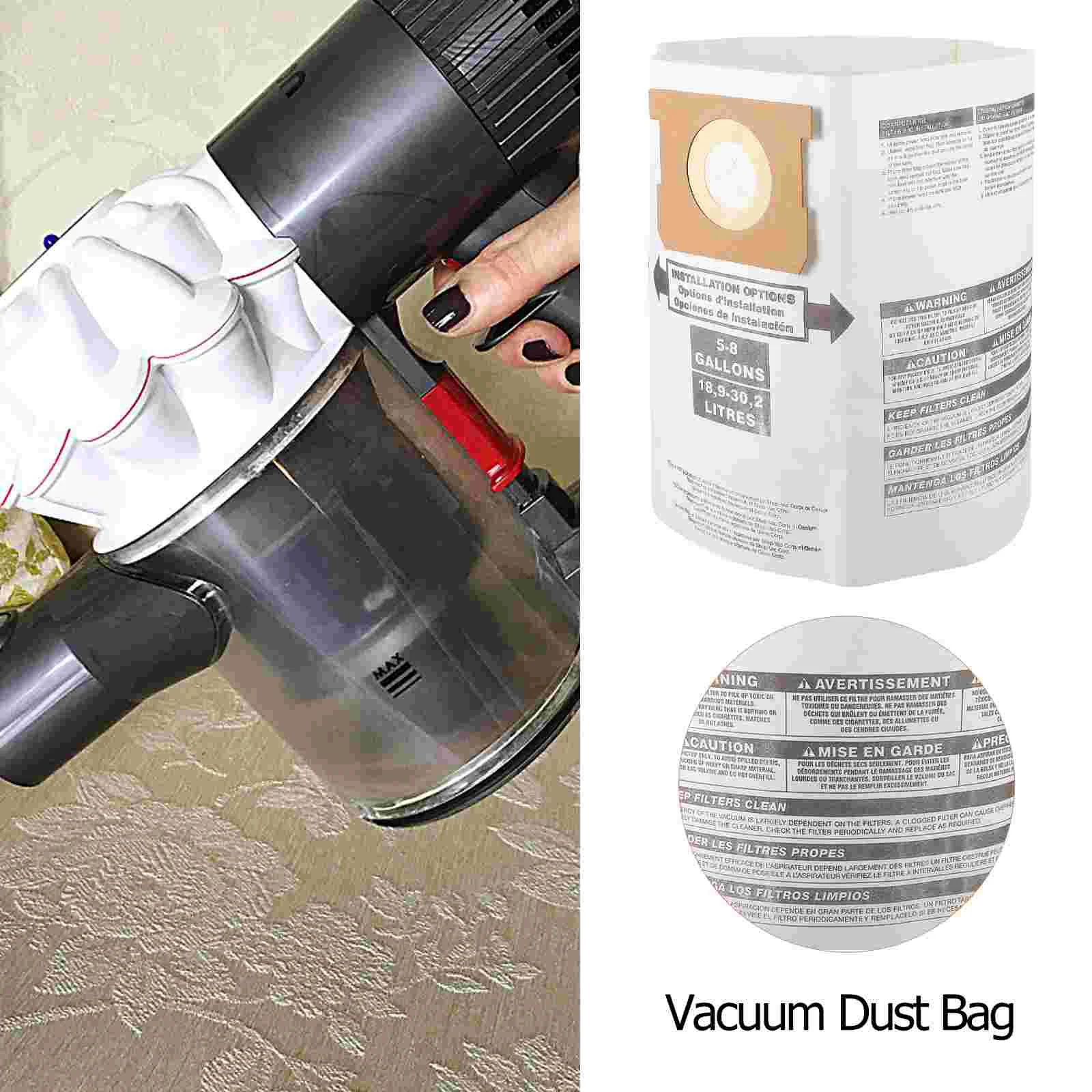 5 قطع من كيس الغبار، مكنسة كهربائية عصرية للنسج، فلتر منظف للسفر من القماش غير المنسوج #2