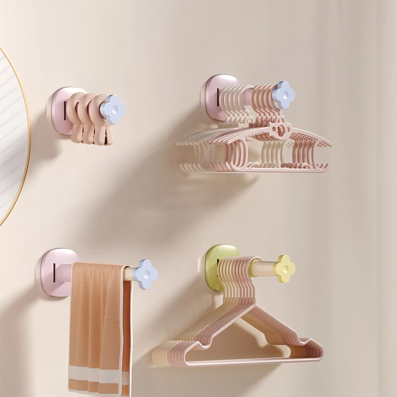 Portaoggetti con ventosa senza trapano, portaoggetti retrattile, lunghezza regolabile, contenitore per uso domestico per bagno, cucina