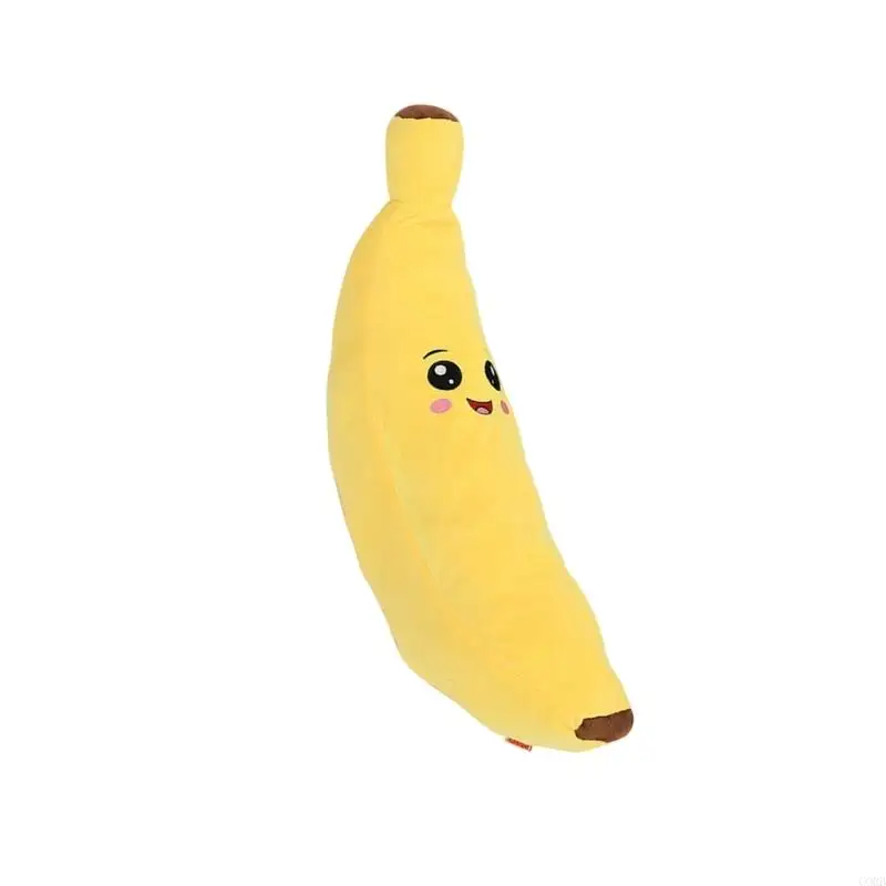

CORB Squeaky Teething Carrot/Banana Toy for Small Dog Chew Resistant Stuffed Doll for Aggresive Chewers Interaction Fun