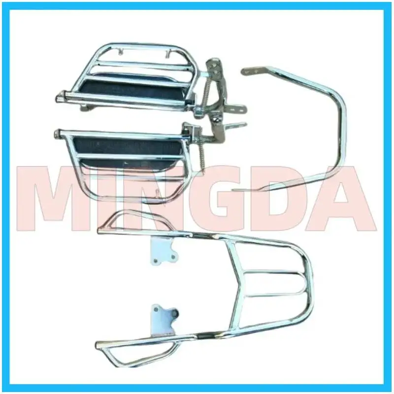 Tailstock Rear Rack / Left and Right Folding Footrests for Lifan Lf150-10b/10s Kp/kpr150 Honda Wh150-2/sdh150-f