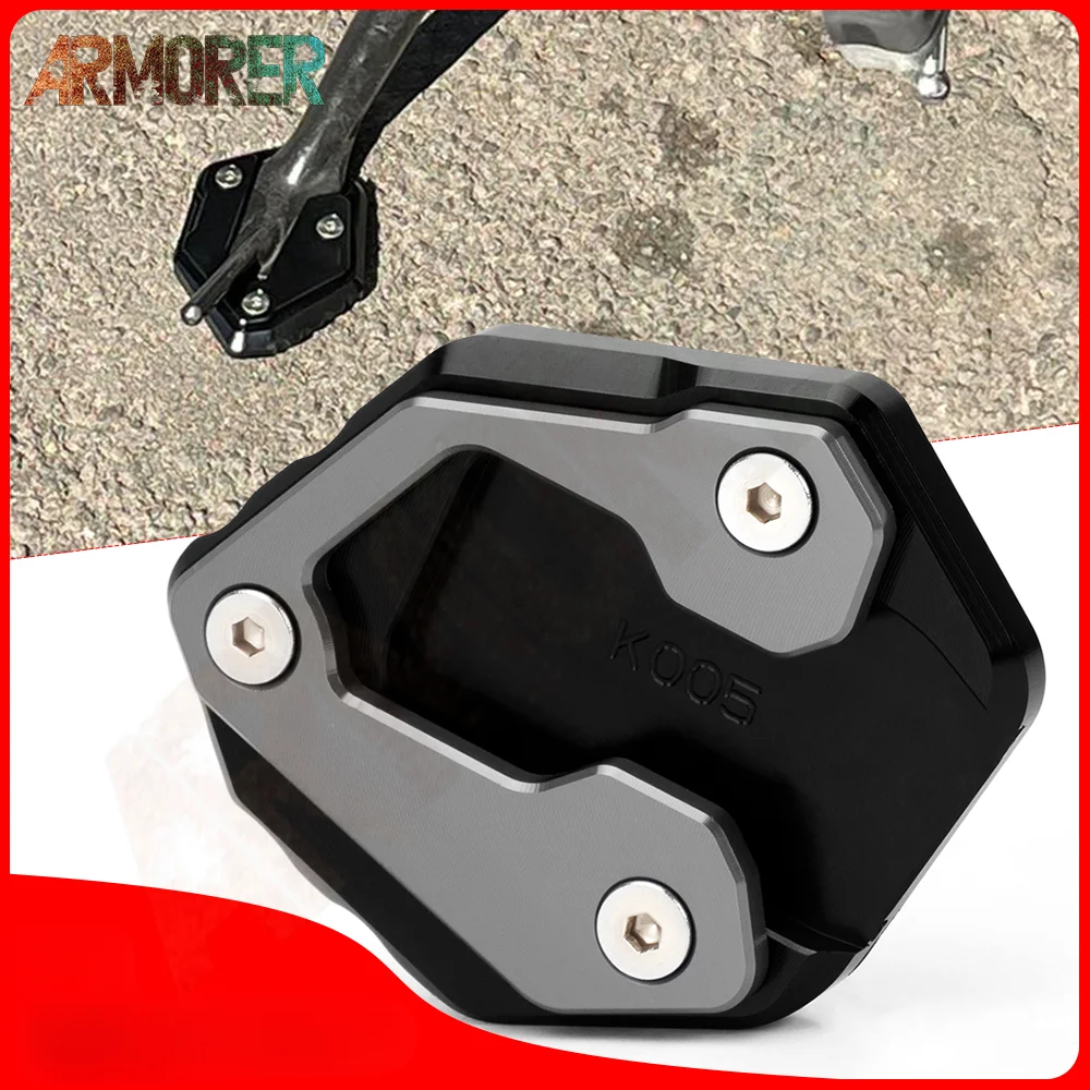 

For YAMAHA TRACER 9 TRACER 9GT 9 GT TRACER9 Motorcycle CNC Side Stand Extension Kickstand Pad Support Plate Enlarge 2021 2022