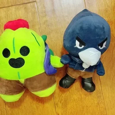 10cm-25cm Cartoon Cosplay Brawler Spike Plush Toy Cotton Pillow Dolls Cute Game Character Game Peripherals