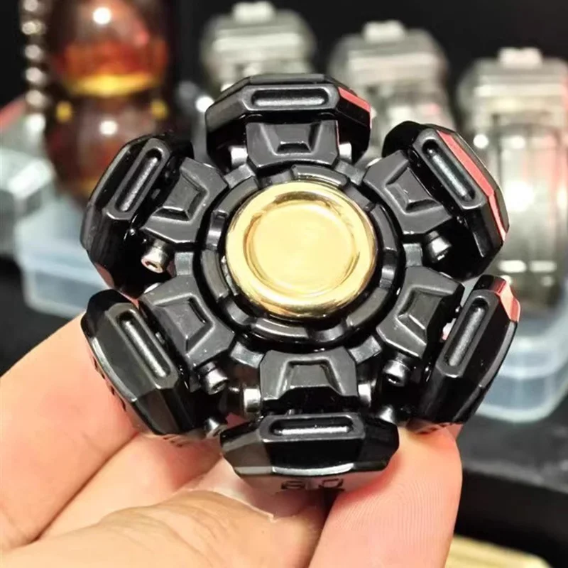 EDC Fingertip Gyro Gyro in acciaio inossidabile Giocattoli di decompressione Fidget Toys Spinner a mano Antistres Toys Edizione limitata 500 pezzi