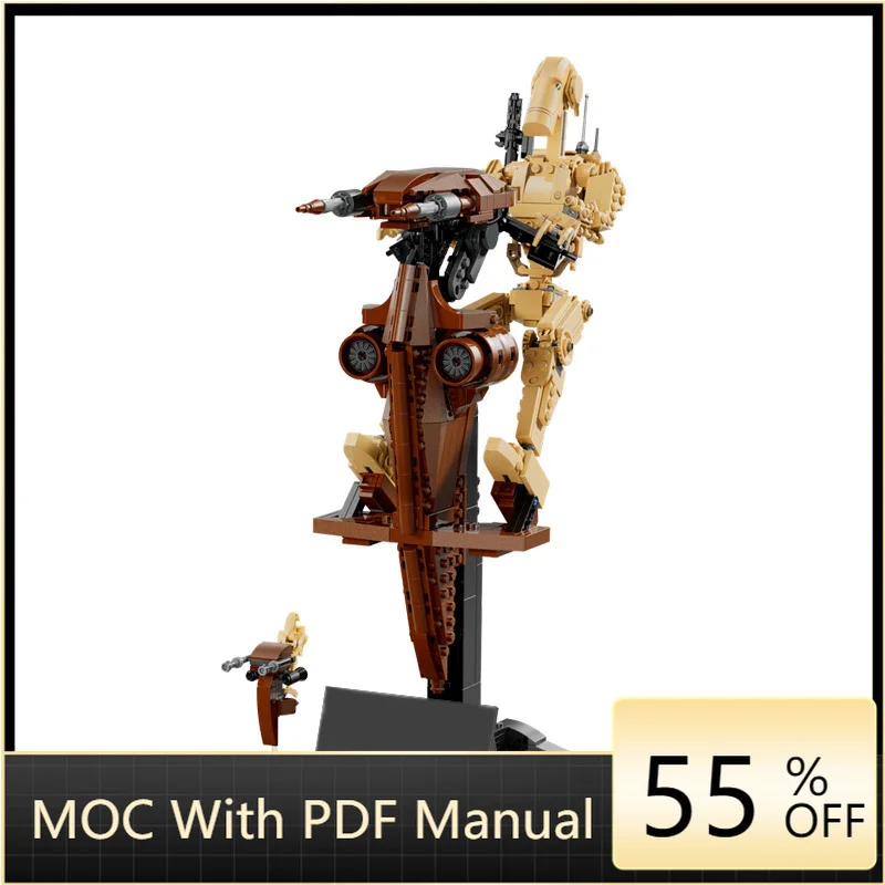 

1088 PCS MOC Star Battle Droid Model Building Blocks Bricks Creative DIY Assembly Educational Toys Kids & Adults Christmas Gifts