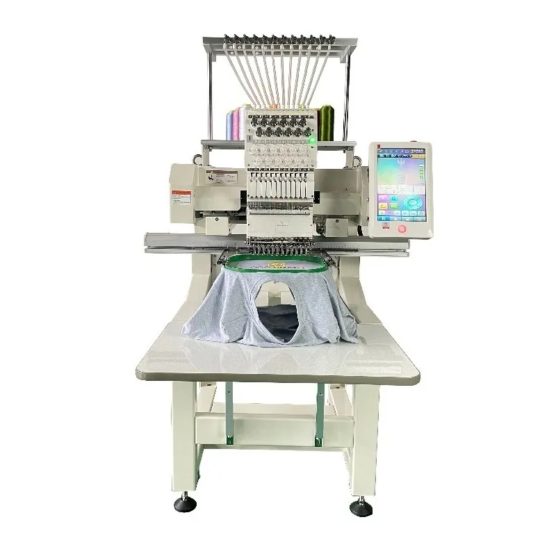 Automatic Clothing Embroidery Machine Multineedle Smartstitch Flat Single Head Computerized Embroidery Sewing Machine for Japan