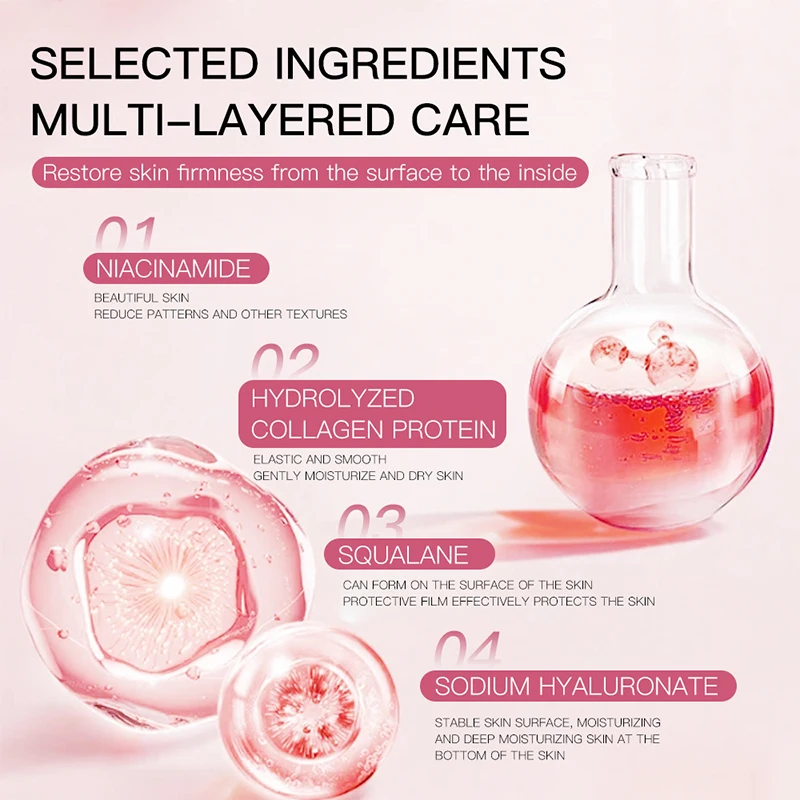 Salmon Serum Protein Peptide Essence 2ml X 10pcs Anti-aging, Wrinkle Repair, Hydrating & Brightening Face Collagen Booster Care view 4
