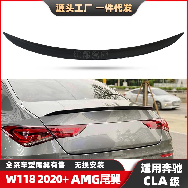 

Suitable for The Mercedes-Benz CLA-Class W118 has been modified with an AMG rear wing. The CLA-Class has been equipped with a W1