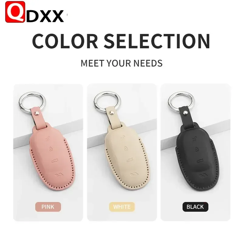 

Для LiXiang L7 L8 L9 MAX LEADING IDEAL Li Auto 2022 2023 2024, чехол для автомобильного ключа, защитный чехол для автомобильного ключа из искусственной кожи, аксессуары